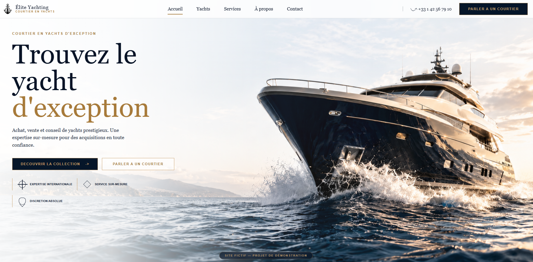 Courtier Yacht, Nice